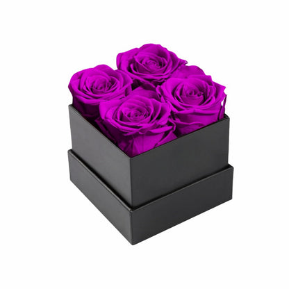 Personalized Eternal Rose Gift Box | Custom Engraved Preserved Flowers for Anniversary & Her