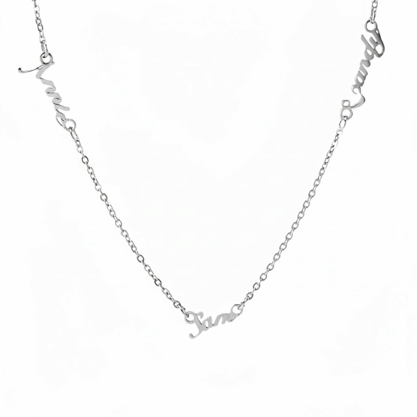 Custom Multiple Name Necklace - Personalized Family Jewelry Gift for Mom