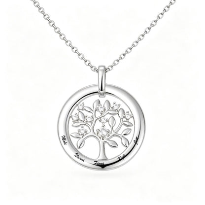 Tree of life necklace front view