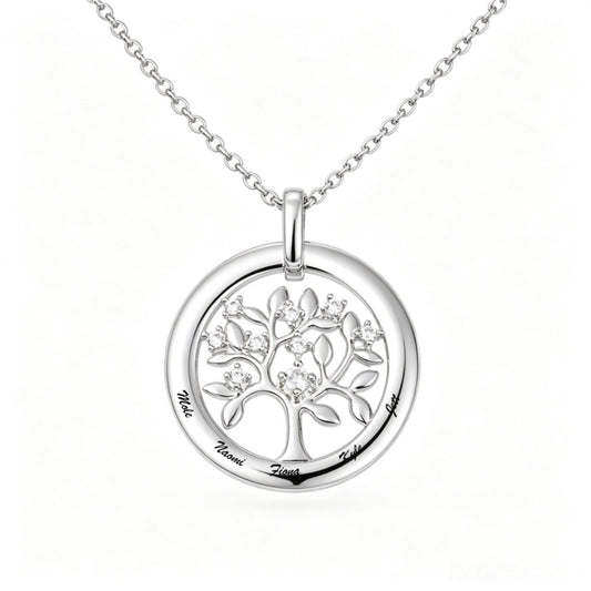 Tree of life necklace front view
