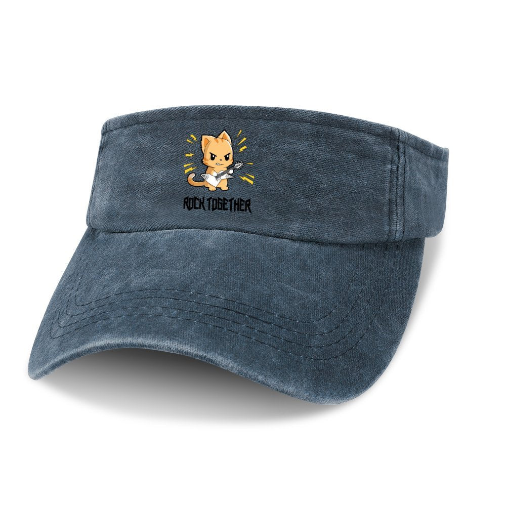 Personalized Visor Hat for Men Women. Custom Logo Sun Visor design.