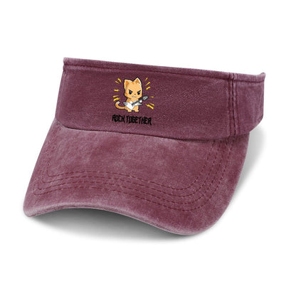 Personalized Visor Hat for Men & Women | Custom Logo or Text Design & Adjustable Fit