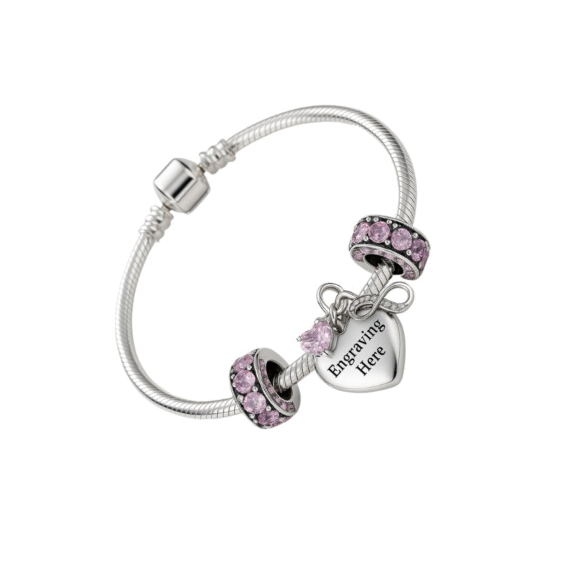 personalized bracelet with charms