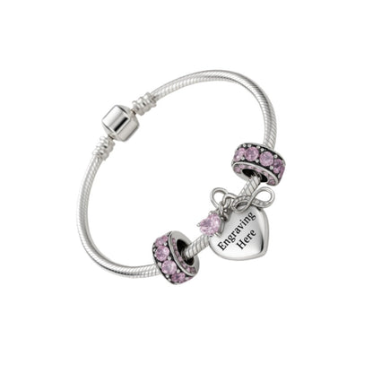 personalized bracelet with charms