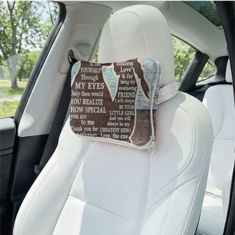 Versatile throw for dad used in car, travel, or home