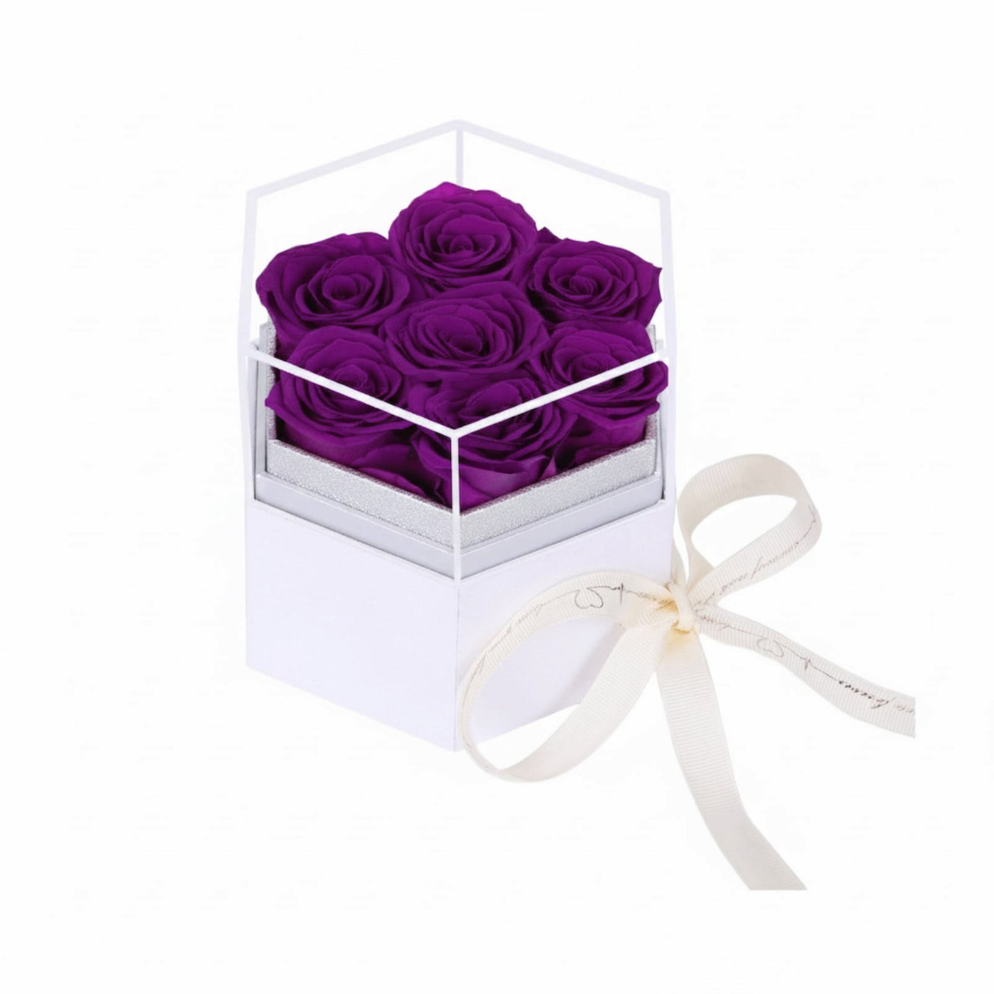 Personalized Eternal Preserved Roses Box - Luxury Immortal Flower Gift for Her