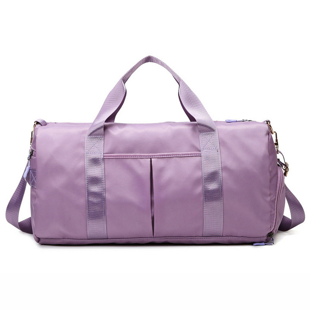 Personalized Embroidered Duffel Bag with Shoe Compartment - Custom Name Weekender Bag for Gym & Travel