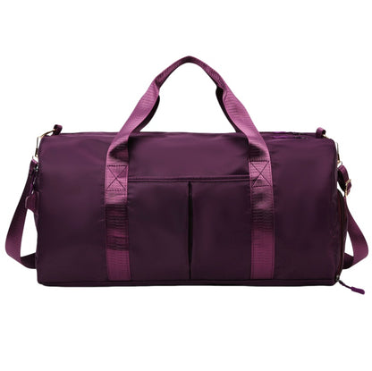 Personalized Embroidered Duffel Bag with Shoe Compartment - Custom Name Weekender Bag for Gym & Travel