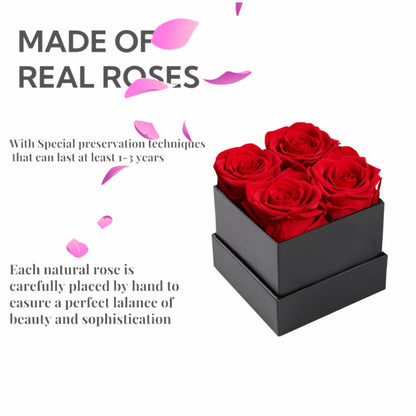 Real Preserved Roses Lasts 1-3 Years With Special Preservation Techniques.