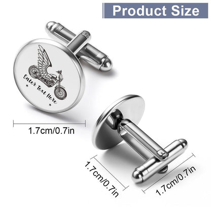 Square Cufflinks size and dimensions for dress shirt.