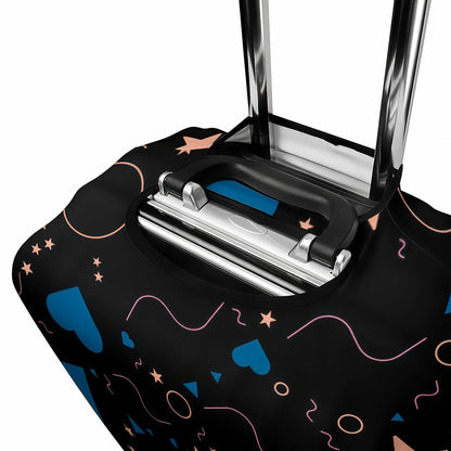 Elastic Suitcase Skin Top Handle Opening and Stretch Detail