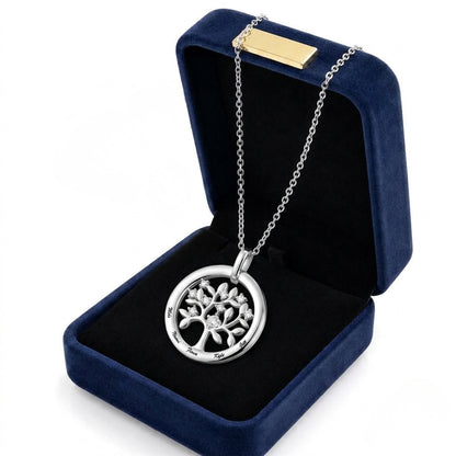 Tree of life necklace in a gift box