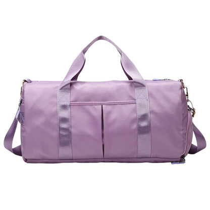 Personalized Embroidered Duffel Bag with Shoe Compartment - Custom Name Weekender Bag for Gym & Travel