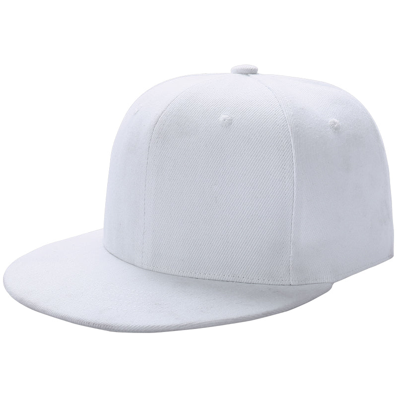 Custom Snapback Baseball Hat Cap Hip Hop Style  Flat Bill Blank Solid Color Adjustable Size